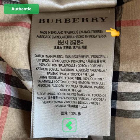 burberry reference number